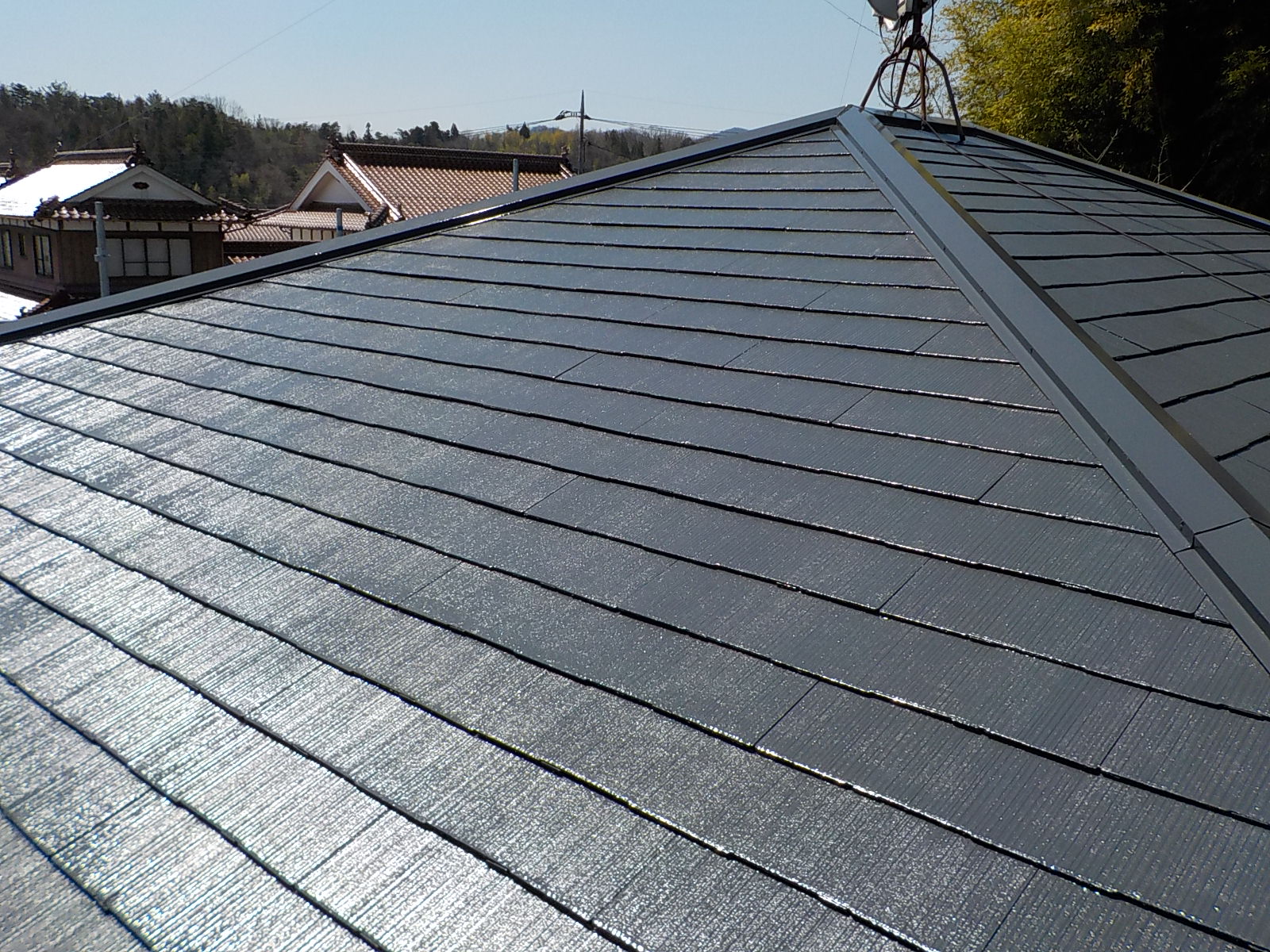 安芸郡府中町屋根塗装1　施工後